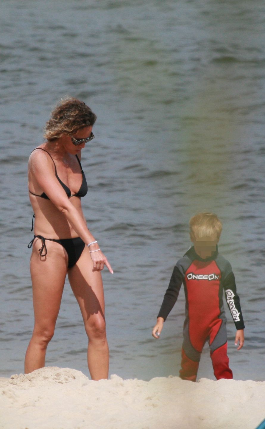 Rodzinne wakacje Moniki Mrozowskiej w Chałupach