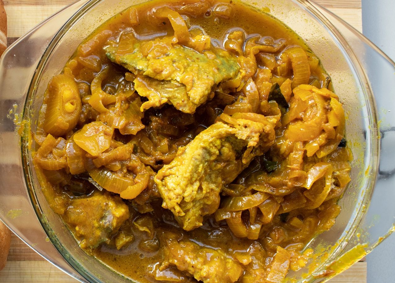 This is a delicious way to use fish left over from Christmas Eve dinner.