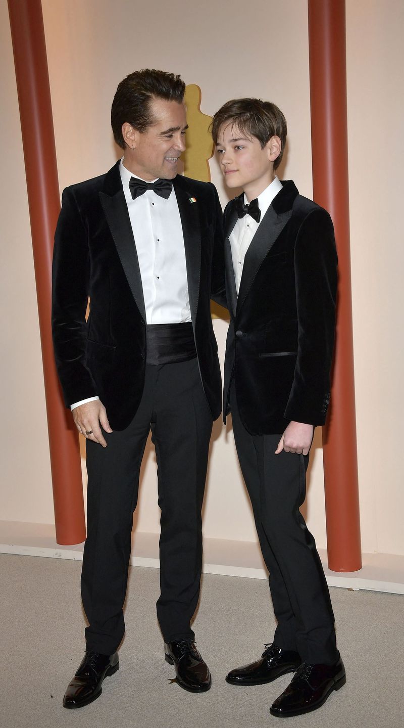 95th Annual Academy Awards - ARRIVALS
95th Annual Academy Awards - ARRIVALS.
12 Mar 2023,Image: 762292115, License: Rights-managed, Restrictions: World Rights, Model Release: no, Pictured: Colin Farrell, Henry Tadeusz Farrell, Credit line: Jen Lowery / MEGA / The Mega Agency / Forum
Jen Lowery / MEGA / The Mega Agency / Forum