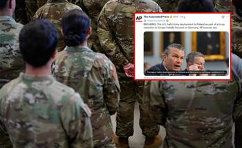 Trump naciska na sojuszników. Media o kulisach decyzji ws. żołnierzy