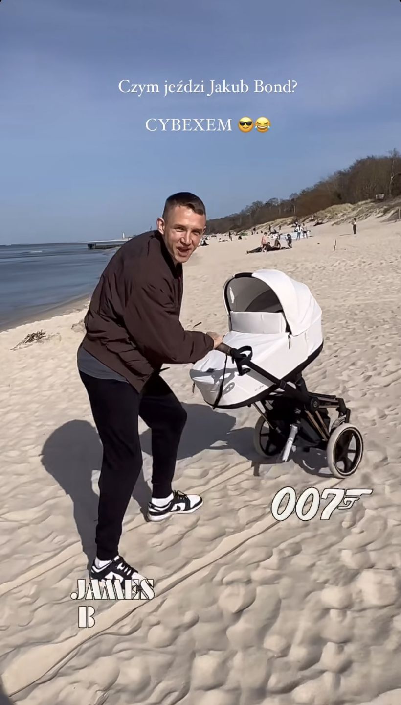 Jakub Rzeźniczak z córką 