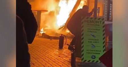 Eksplozja w Kijowie. Przerażające nagranie