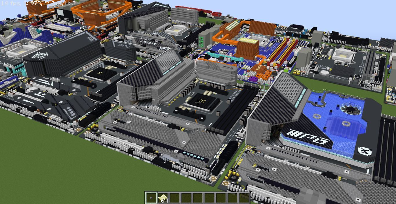 Minecraft - płyty główne
