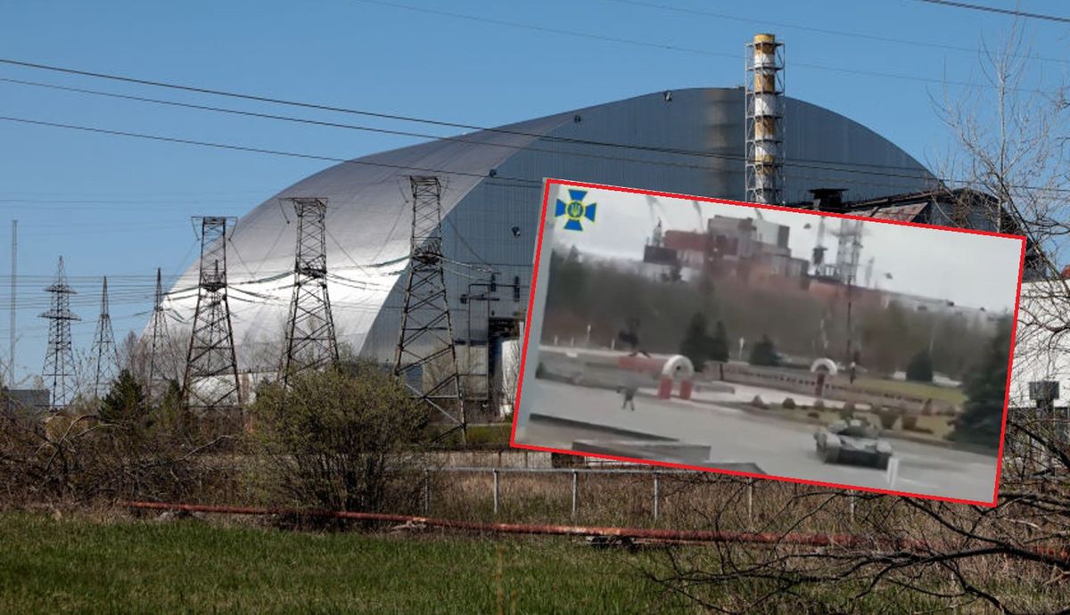 Teren byłej elektrowni w Czarnobylu