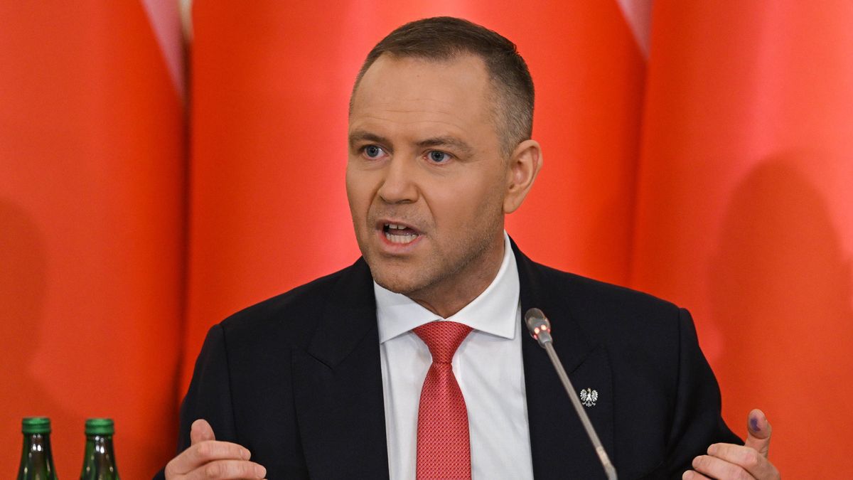 Karol Nawrocki podczas posiedzenia Rady Bezpieczeństwa Narodowego w Pałacu Prezydenckim 