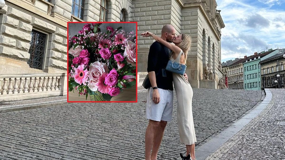 Anna Grejman i Bartosz Kurek na ulicy w Pradze