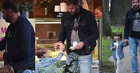 Karolak zabrał dzieci na lody