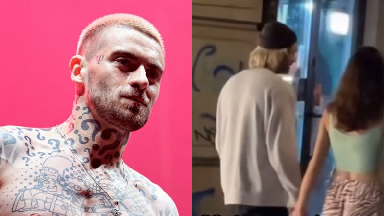 Quebo spaceruje krakowskimi ulicami u boku BRUNETKI