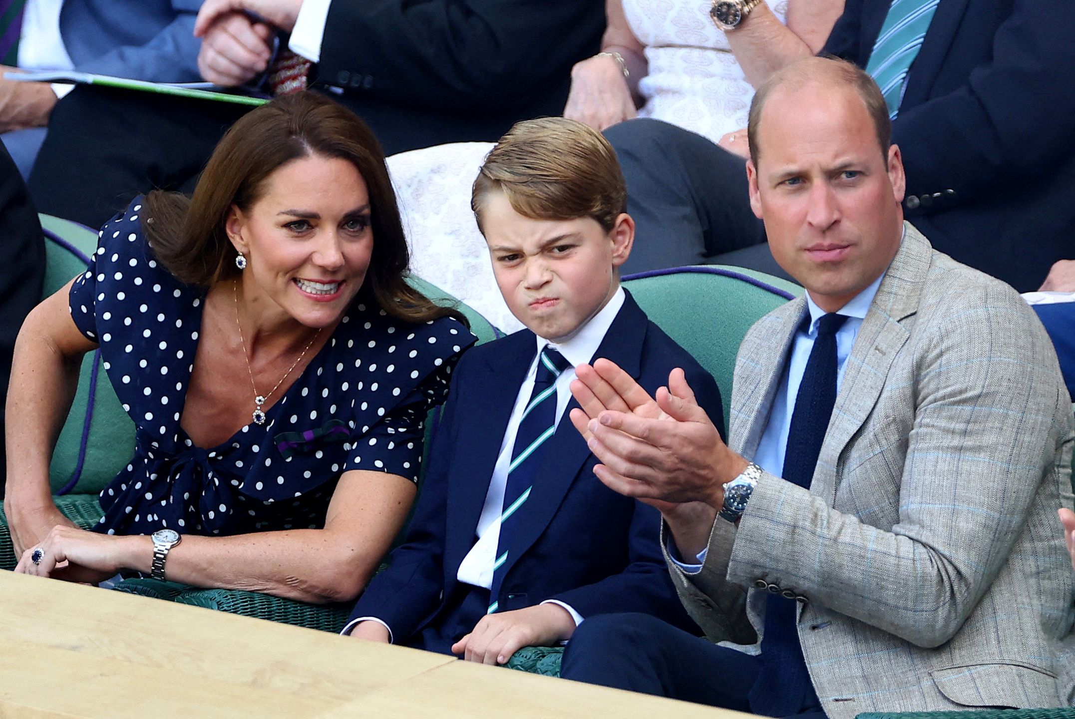 Miny księcia George'a na finale Wimbledonu