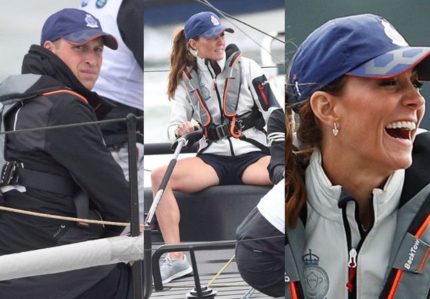 Szczęśliwa Kate i posępny William na regatach King's Cup 2019. Pasują do siebie? (ZDJĘCIA)