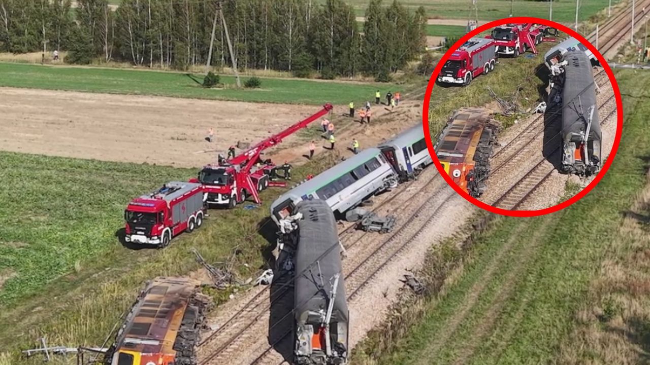 Ciężarówka uderzyła w pociąg. "Oślepiło go słońce". Nagranie