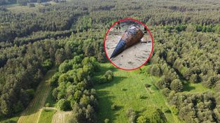 Znaleźli szczątki potężnej rakiety. 40 osób wydobywało je spod ziemi