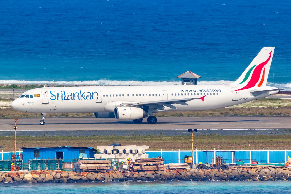 Samolot SriLankan Airlines 