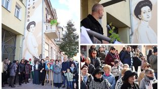 Pleszew: Miasto ma nowy mural! "Wieloformatowa" kobieta w wielkim formacie. Taka właśnie była Dora Mukułowska