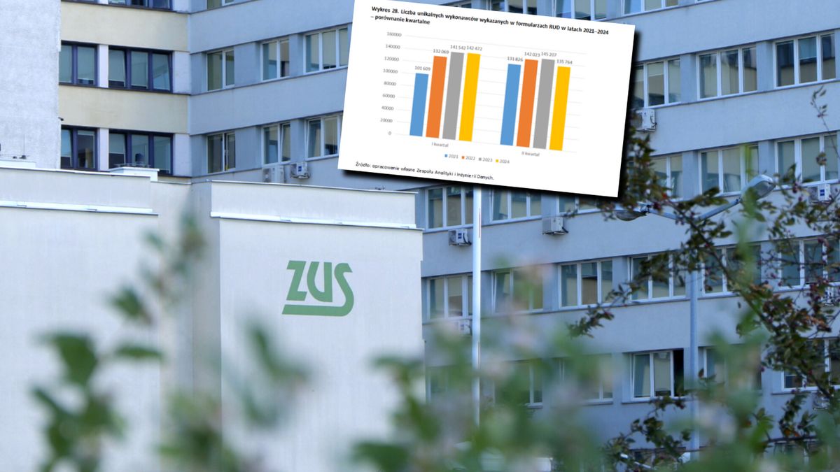 Rejestr Umów o Dzieło prowadzony przez ZUS pokazał dawno niewidziany spadek