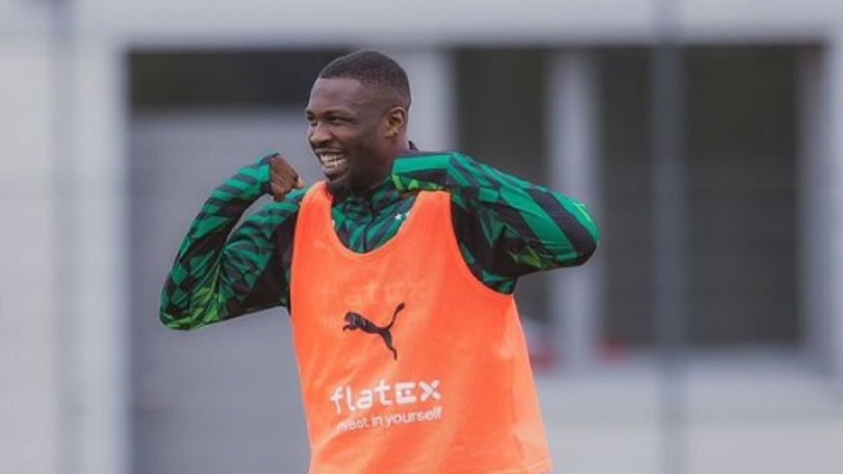 Marcus Thuram w czasie treningu