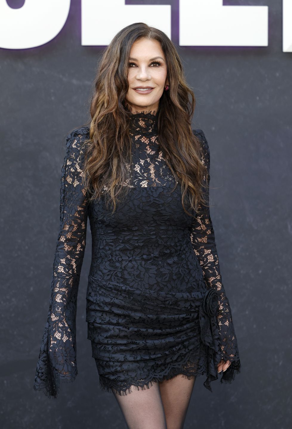 LOS ANGELES, CALIFORNIA - NOVEMBER 09: Catherine Zeta-Jones attends Netflix's "Wednesday" FYC Event at Netflix Tudum Theater on November 09, 2025 in Los Angeles, California.  (Photo by Frazer Harrison/Getty Images)