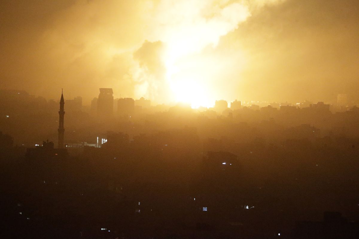 Atak Izraela na Strfę Gazy
MOHAMMED SABER