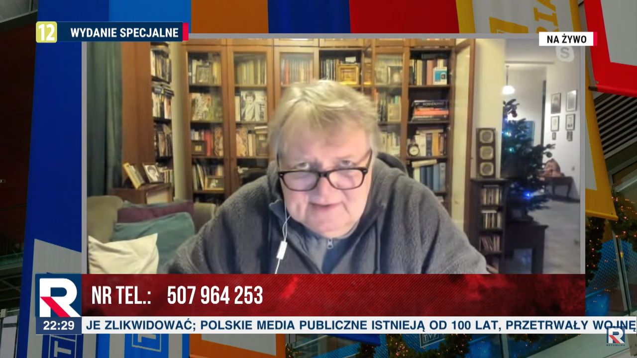 "Wiesz co, Tusku". Skandaliczne słowa na antenie TV Republika