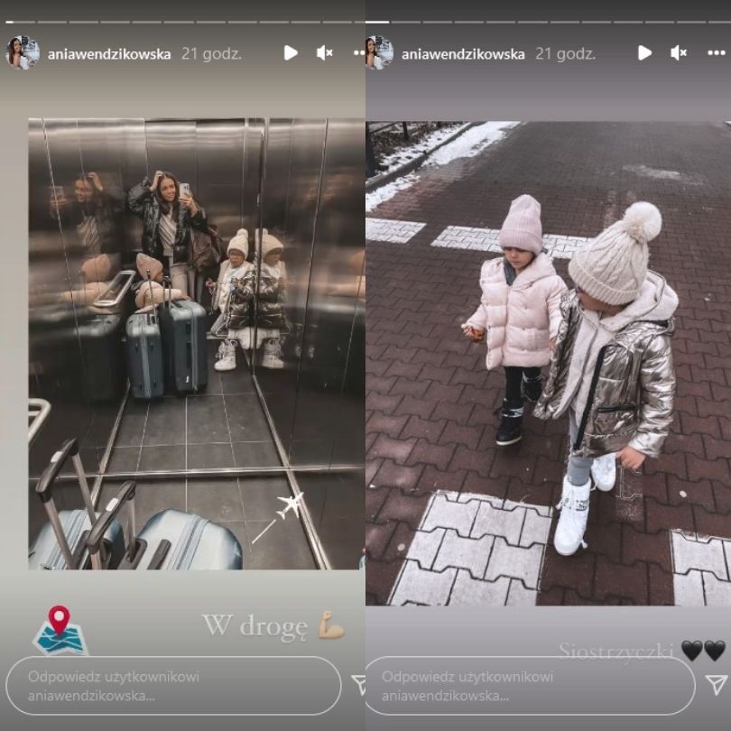 Anna Wendzikowska zabrała córki do Laponii