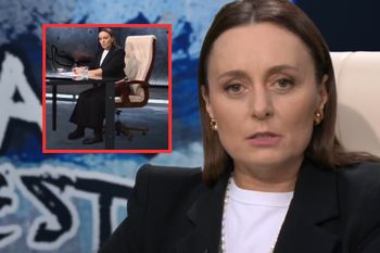 Dziennikarka TVN24 prowadziła program w jednym bucie. Wyjaśniła powód