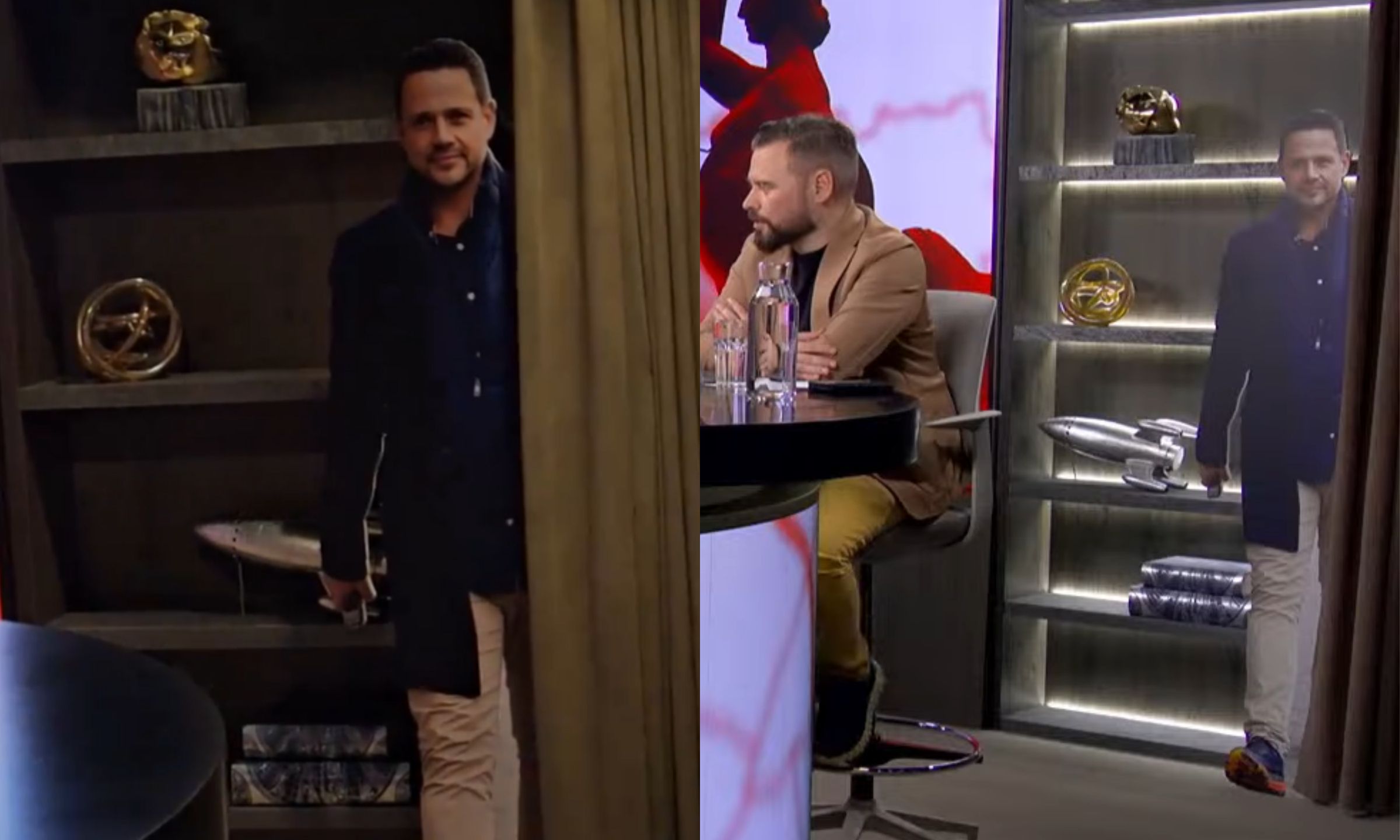 W studiu Kanału Zero podczas debaty z kandydatami na prezydenta Warszawy postawiono kartonową podobiznę Rafała Trzaskowskiego