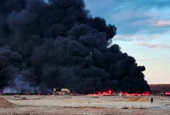 Czarny dym wokół lotniska w Rosji. Wybuchł ogromny pożar