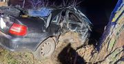 Złotowo: Samochód uderzył w drzewo, kierowca zginął na miejscu