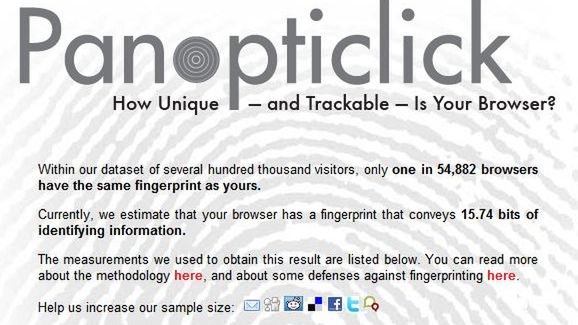 Panopticlick udowadnia, że tryb porno w przeglądarkach jest nieskuteczny 1