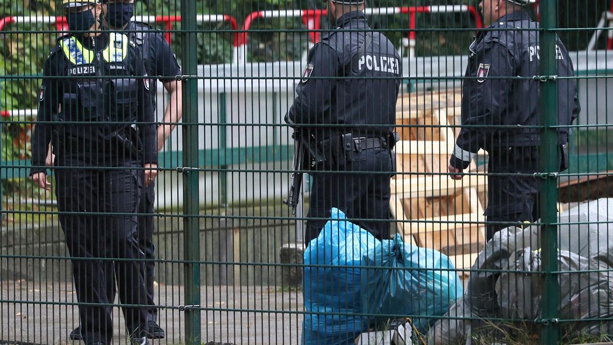 Atak pod synagogą w Hamburgu