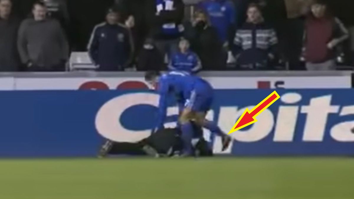 Eden Hazard zaatakował chłopca od podawania piłek