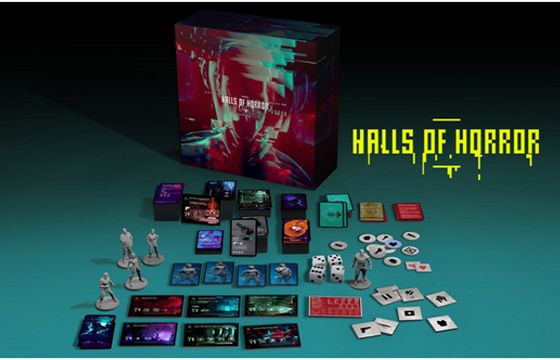 Planszówka "Halls of Horror" z kampanią reklamową