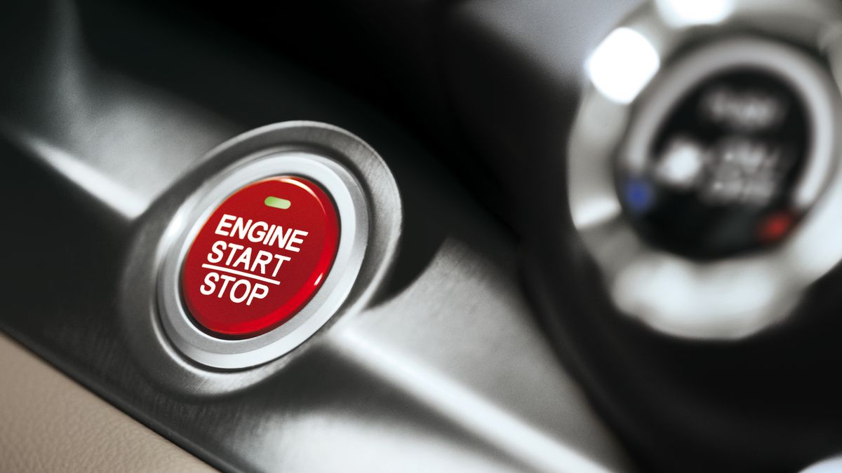 Przycisk startowy w Hondzie CR-V