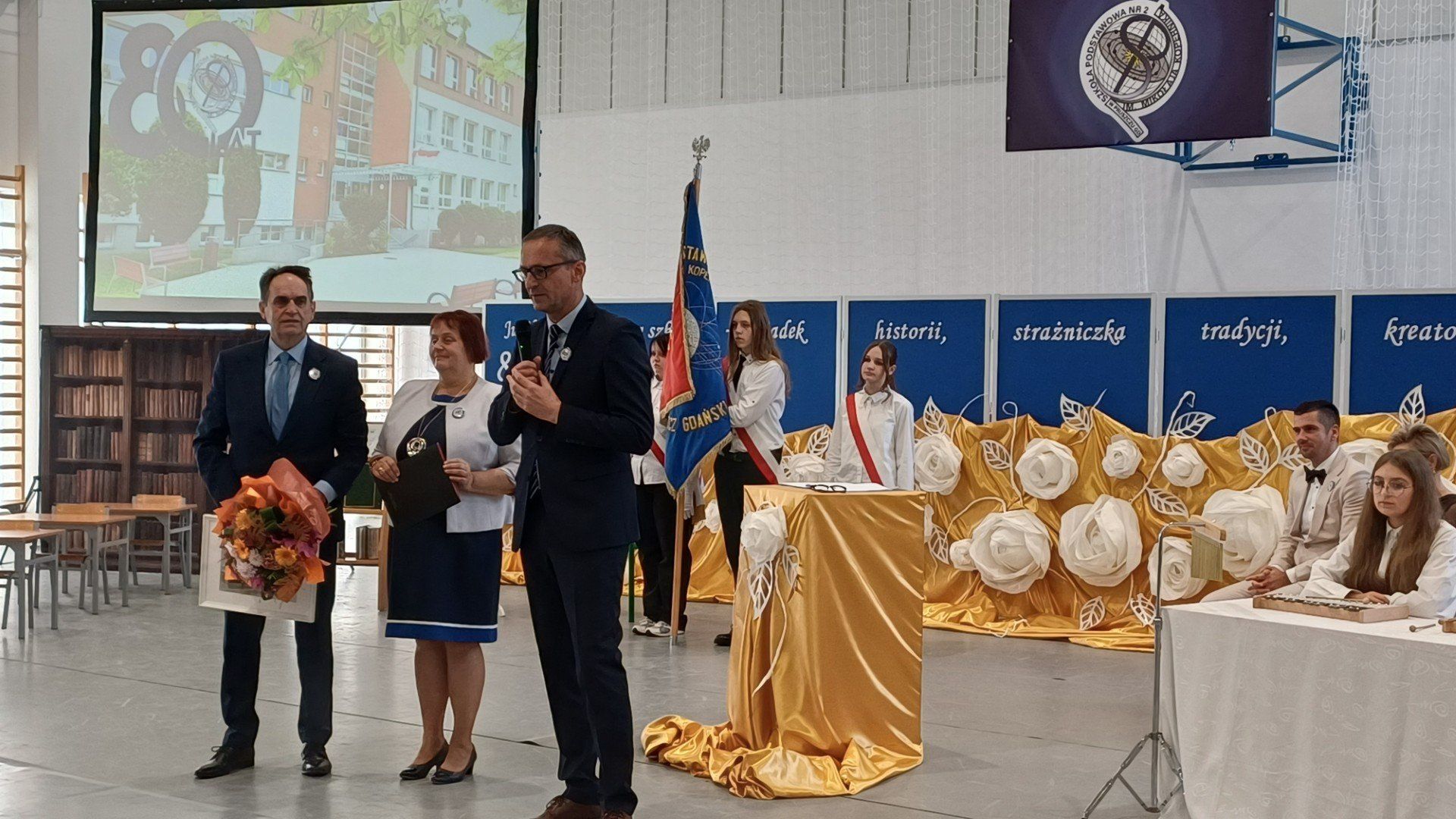 Uroczystości z okazji jubileuszu 80-lecia Szkoły Podstawowej nr 2 Pruszczu Gdańskim