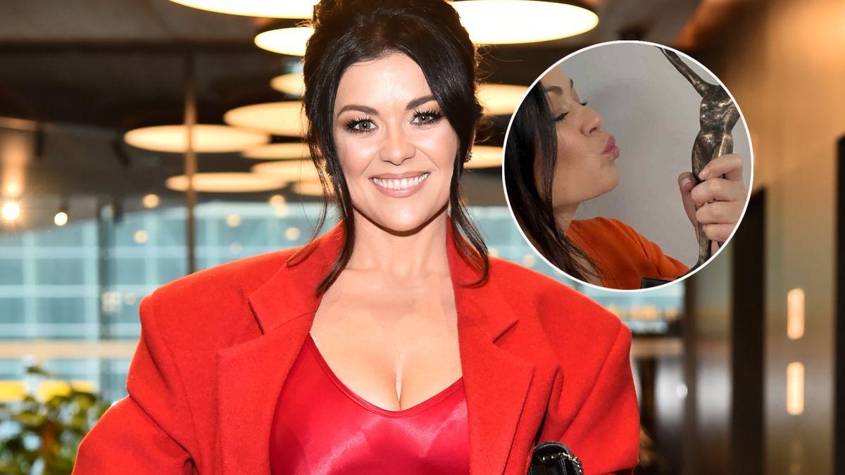 Katarzyna Cichopek pochwaliła się zdobytą statuetką