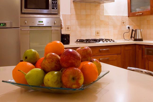Trzymanie owoców i warzyw w widocznym miejscu jest w feng-shui oznaką dbałości o zdrowie