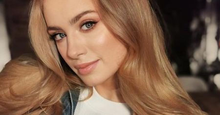 Gąsiewska znowu kusi. W czerwonej koronce jej do twarzy