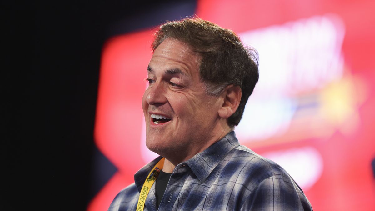 INDIANAPOLIS, INDIANA - FEBRUARY 17: Mark Cuban looks on during the 2024 Kia Skills Challenge during the State Farm All-Star Saturday Night at Lucas Oil Stadium on February 17, 2024 in Indianapolis, Indiana. NOTE TO USER: User expressly acknowledges and agrees that, by downloading and or using this photograph, User is consenting to the terms and conditions of the Getty Images License Agreement. (Photo by Stacy Revere/Getty Images)