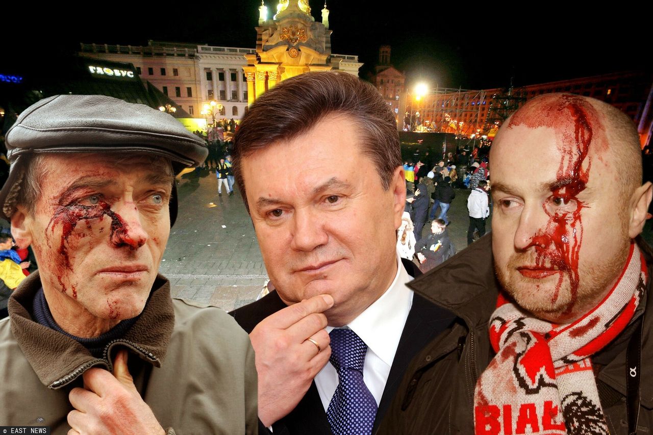 Brutalna akcja milicji w Kijowie to "dzieło" Janukowycza. Ranni byli też Polacy