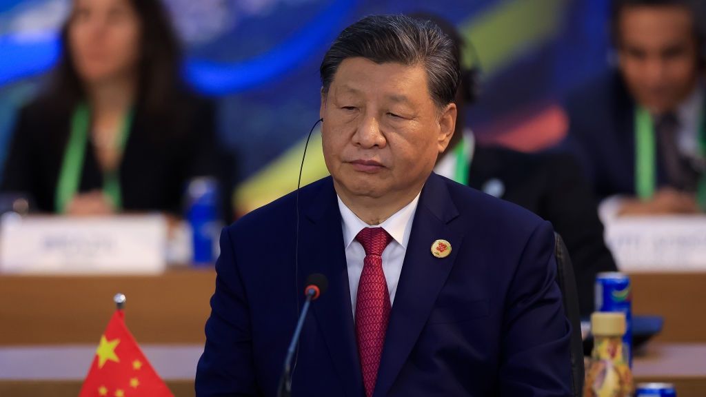 G20 Summit Rio de Janeiro 2024 - Day One
RIO DE JANEIRO, BRAZIL - NOVEMBER 18: Xi Jinping president of China looks on during the first working session as part of the G20 Summit 2024 at Museu de Arte Moderna on November 18, 2024 in Rio de Janeiro, Brazil. The 2024 G20 Summit takes place in Brazil for the first time. The event gathers leaders of the most important economies. Starvation, sustainable development and social inclusion are some of the issues to be during the summit. (Photo by Buda Mendes/Getty Images)
Buda Mendes