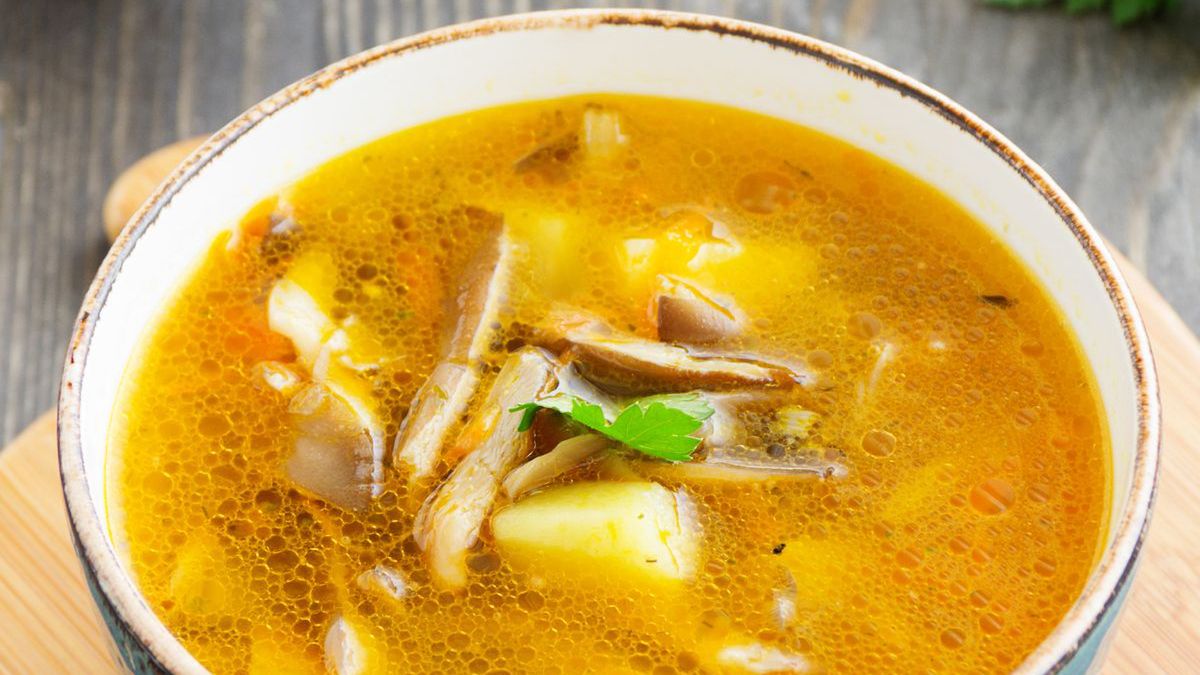 Flaczki z boczniaków - Pyszności