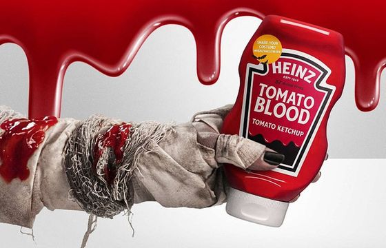 "Krwawy" ketchup Heinz na Halloween