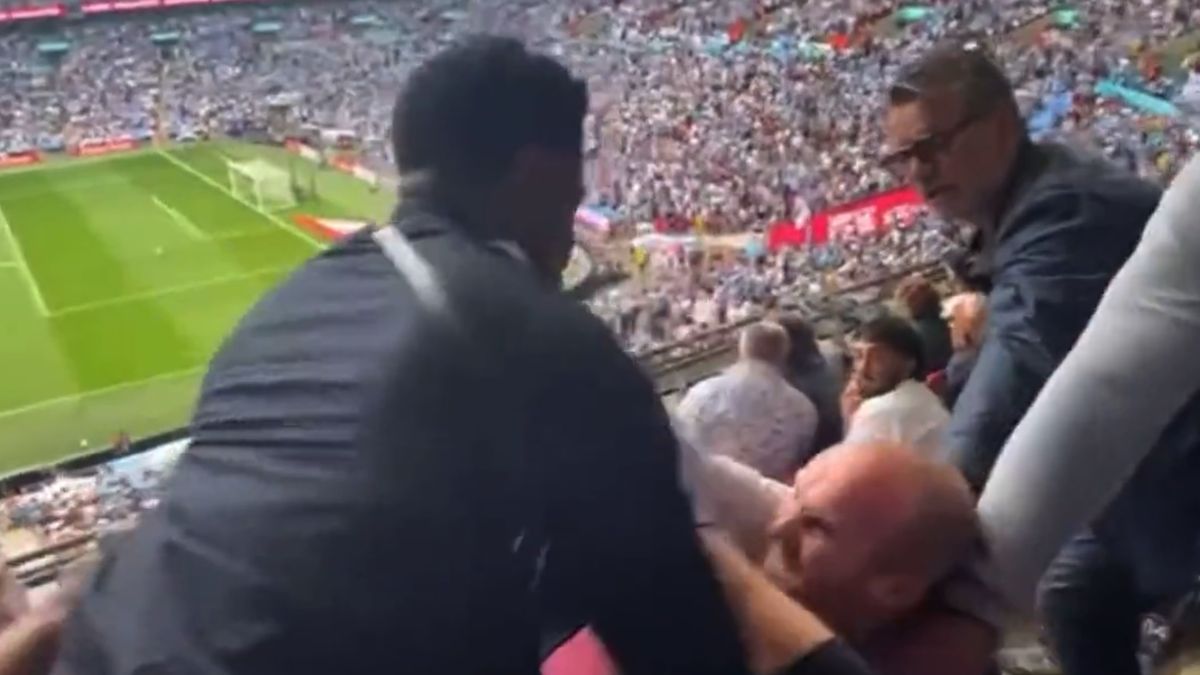 Na Wembley doszło do bójki