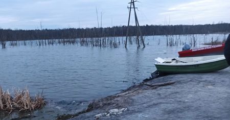 Tragedia na rozlewisku w rejonie kopalni Bogdanka. Nie udało się uratować życia wędkarza