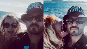 Britney Spears całuje tajemniczego przystojniaka na jachcie. Wcześniej twierdziła, że to jej... kuzyn (FOTO)