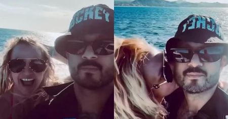 Britney Spears całuje tajemniczego przystojniaka na jachcie. Wcześniej twierdziła, że to jej... kuzyn (FOTO)