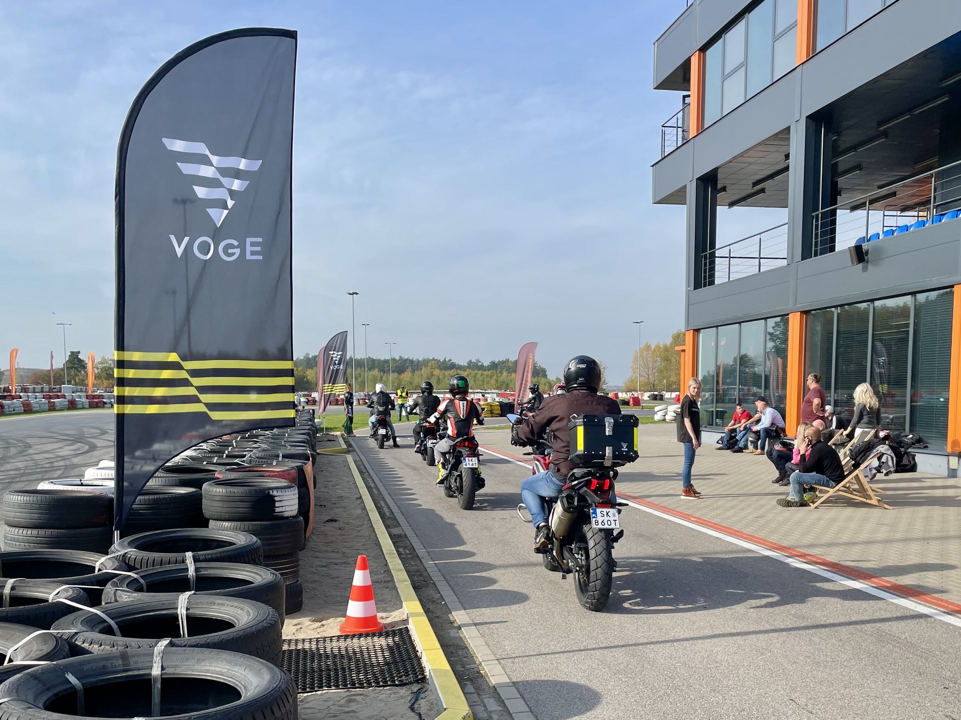 Motocykle Voge na torze