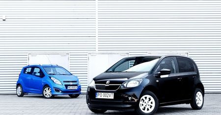 Škoda Citigo 1,0 MPI Ambition i Chevrolet Spark 1,2 LTZ - starcie "gigantów" [test długodystansowy autokult.pl]