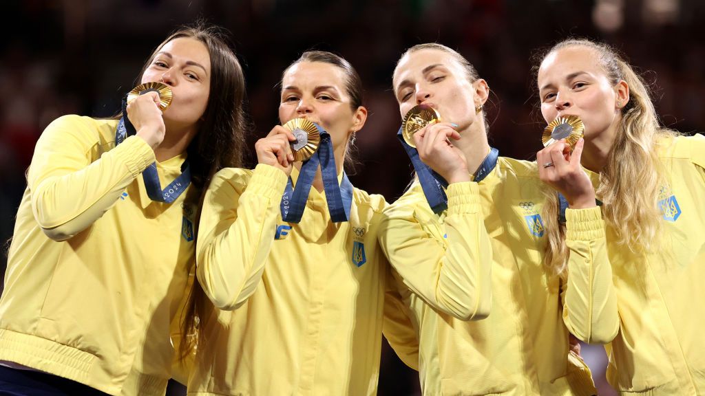 Getty Images / Ezra Shaw / Na zdjęciu: szablistki reprezentacji Ukrainy