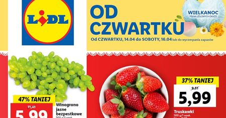 Lidl nowa gazetka od 14.04. Promocje w Lidlu od czwartku 14 kwietnia